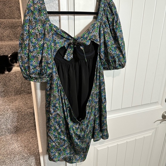 NWTs For Love and Lemons Alisa Mini Dress in Green - Picture 9 of 11